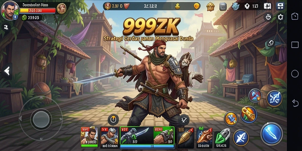 Tampilan gameplay <strong>999ZK</strong> yang penuh taktik dan strategi mendebarkan.