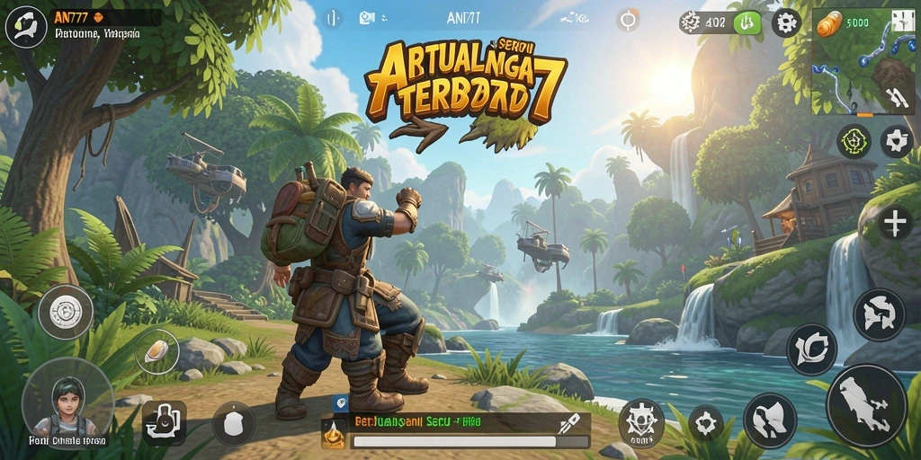 Tampilan dari gameplay AN777 dalam dunia Open World yang menakjubkan.