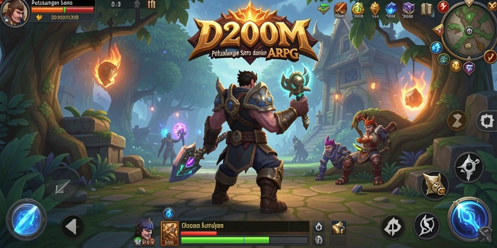 Tampilan gameplay D200M yang menakjubkan dalam pertempuran seru.