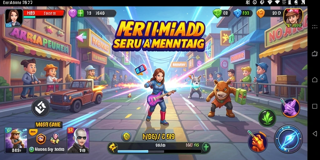 Screenshot H89 menampilkan gameplay Arcade yang penuh aksi dan tantangan.