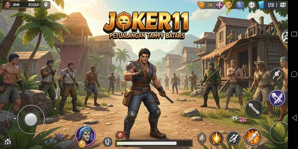 Tampilan gameplay JOKER11 yang menakjubkan dalam dunia terbuka.