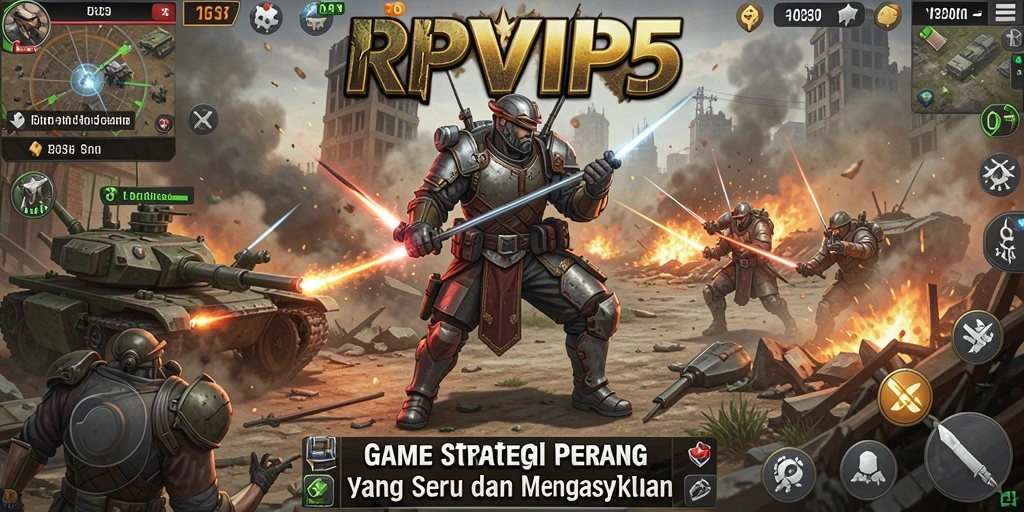 Tampilan menarik dari pertempuran SLG yang mendebarkan.