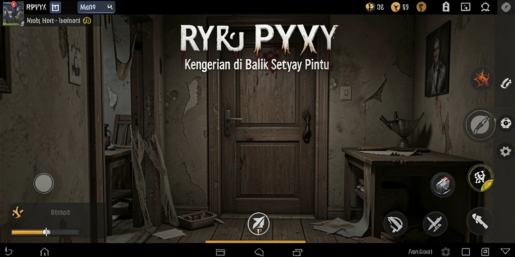 Screenshot dari gameplay menyeramkan RPYYY yang menggugah adrenalin.