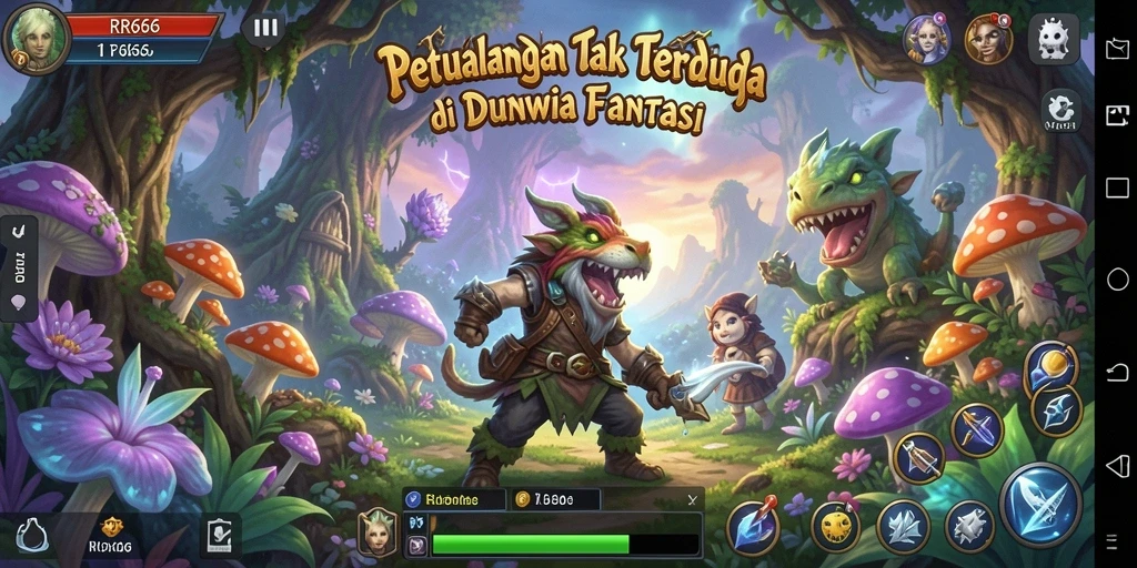 Screenshot menampilkan gameplay mendebarkan RR666 saat menjelajahi dunia petualangan.