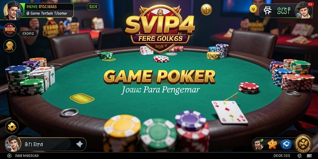 Tampilan gameplay Poker yang seru di SVIP4.