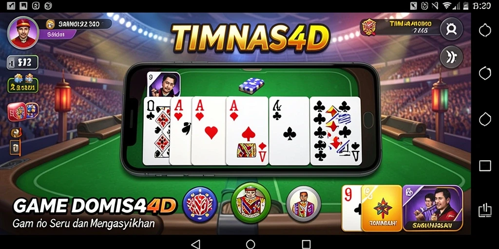 Tampilan gameplay seru dan interaktif di TIMNAS4D.